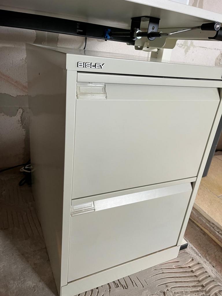 Bisley stalen archiefkast lichtgrijs, Ophalen, Minder dan 50 cm, Zo goed als nieuw, Minder dan 100 cm