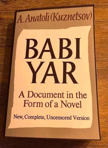 Babi Yar - A.Anatoli - Engels - paperback 