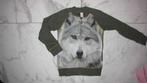 122-128 WILD wolf vest, Ophalen of Verzenden, Zo goed als nieuw, Jongen, Trui of Vest