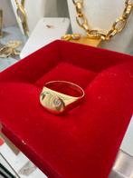 Prachtige 14 karaats gouden zegelring, Sieraden, Tassen en Uiterlijk, Ringen, Ophalen of Verzenden, Nieuw, Goud