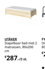 Stapelbaar bed Ikea, Huis en Inrichting, Ophalen of Verzenden, Zo goed als nieuw, Eenpersoons
