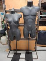 Paspoppen Set: Man & Vrouw, Verzamelen, Poppen, Ophalen, Gebruikt, Pop