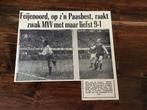 Voetbal krantenartikel MVV Feyenoord maart 1964, Ophalen of Verzenden