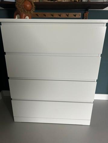 Ikea malm ladekast 4 lades wit beschikbaar voor biedingen