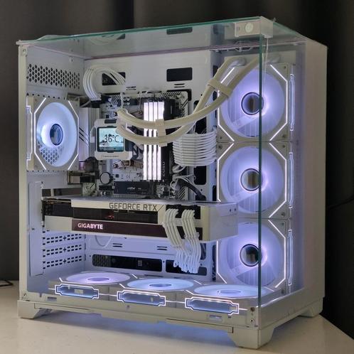 GLOEDNIEUWE GAME PC 64Gb RAM | 2Tb | RTX 3080 | WATERGEKOELD, Computers en Software, Desktop Pc's, Nieuw, 4 Ghz of meer, HDD, SSD