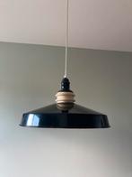 2 zwarte hanglampen, Huis en Inrichting, Lampen | Hanglampen, Ophalen, Zo goed als nieuw, Minder dan 50 cm