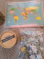 Wereldkaart Puzzel - 300 Stukjes, Hobby en Vrije tijd, Denksport en Puzzels, Ophalen of Verzenden, Minder dan 500 stukjes, Nieuw