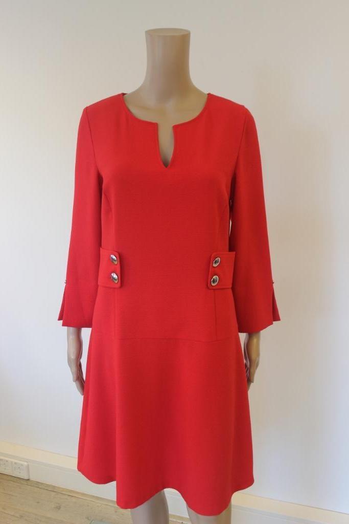 Rode Jurk Rood Kleedje Dames ≥ Caroline Biss Rode Jurk Maat 38