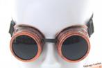 Steampunk lasbril Goggles in zwart, brons, koper of zilver, Overige merken, Overige kleuren, Nieuw, Ophalen of Verzenden