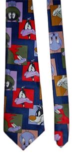 NIEUWE zijden LOONEY TUNES stropdas, Nieuw, Met patroon, Blauw, Looney Tunes