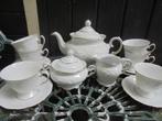 Theeservies Wawel wit met gouden bies en rand, Ophalen of Verzenden