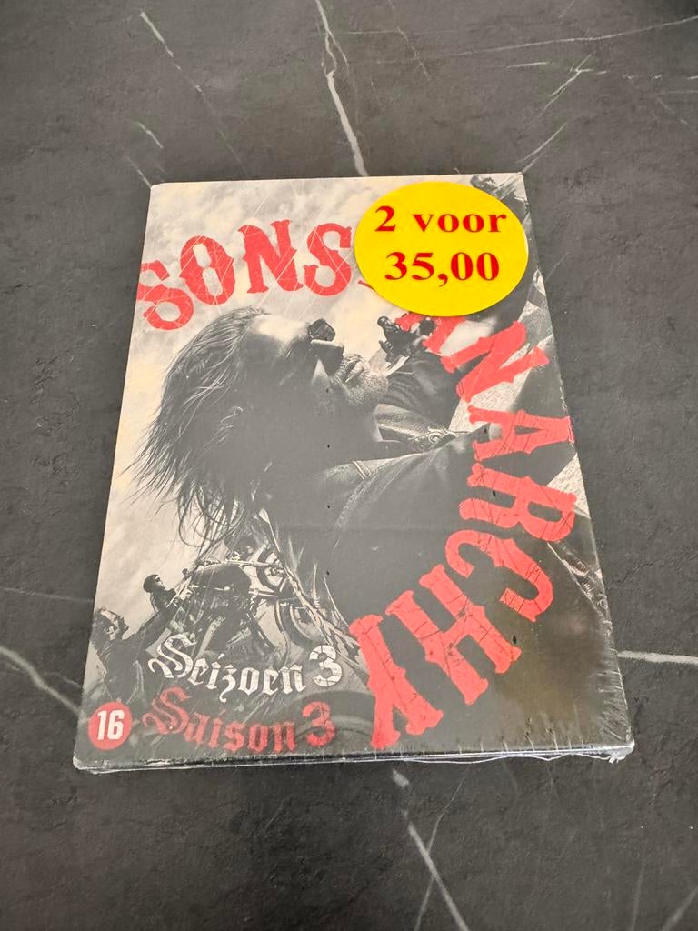 Sons of Anarchy seizoen 3 (DVD), Vanaf 16 jaar, Verzenden, Zo goed als nieuw