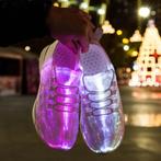 Witte dames Led schoenen, Wit, Nieuw, Ophalen of Verzenden, Sneakers of Gympen