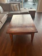 Salontafel met 2 lades, Huis en Inrichting, Ophalen, Gebruikt, 100 tot 150 cm, Teakhout