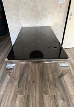 Glazen Eettafel 160x90, Ophalen, Gebruikt, 50 tot 100 cm, Glas