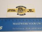 Sticker drankenhandel de Slank B.V.-Glanerbrug gem. Enschede, Verzamelen, Verzenden, Zo goed als nieuw, Bedrijf of Vereniging
