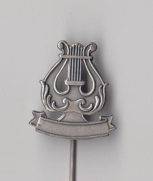Harmonie speldje Harp, Verzamelen, Speldjes, Pins en Buttons, Gebruikt, Speldje of Pin, Overige onderwerpen, Ophalen of Verzenden