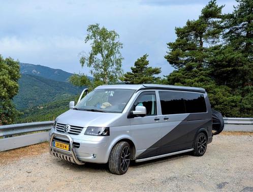 VW buscamper T5 TDI 2.5 met hefdak (zeer compleet), Caravans en Kamperen, Campers, Particulier, tot en met 4, Buscamper of Camperbus