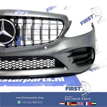 W205 C205 FACELIFT AMG VOORBUMPER COMPLEET 2014-2021 origine beschikbaar voor biedingen
