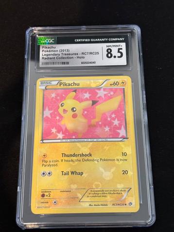 Pikachu Legendary Treasures - RC7/RC25 Graded CGC 8.5 beschikbaar voor biedingen