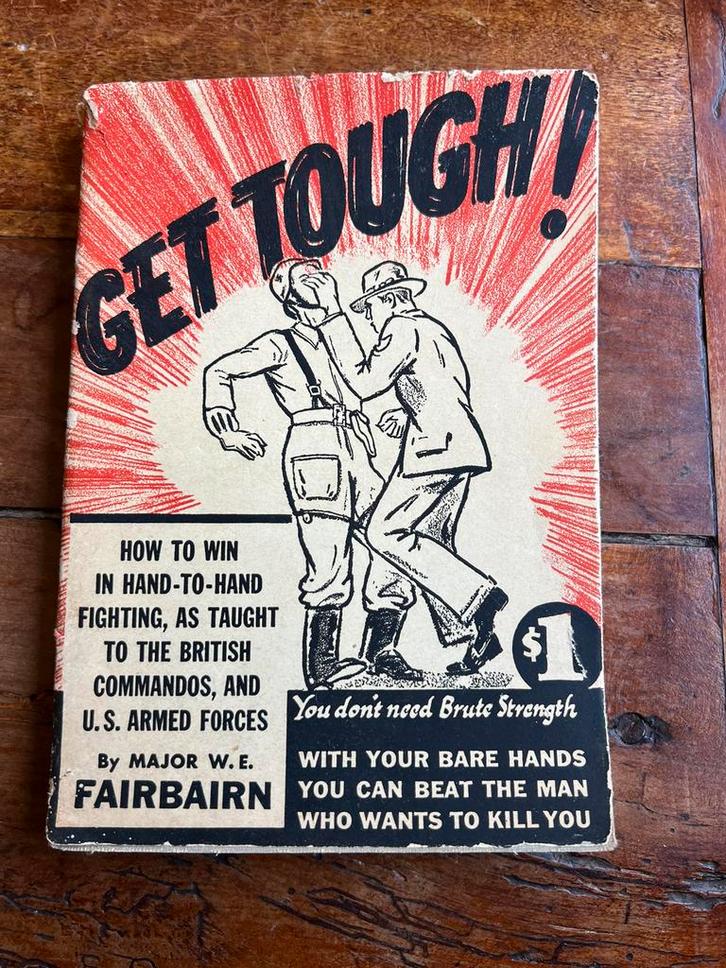 WO2 Amerikaans Get Tough Fairbairn Sykes Commando Dolk, Verzamelen, Militaria | Tweede Wereldoorlog, Boek of Tijdschrift, Amerika