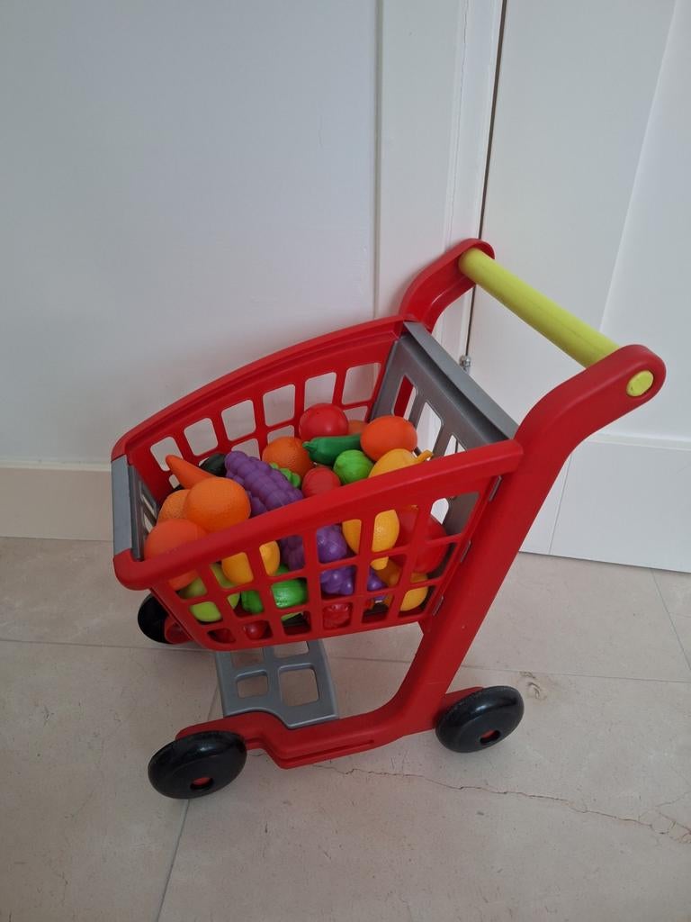 Winkelwagentje met fruit, Ophalen, Zo goed als nieuw, Kunststof