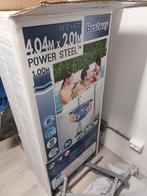 zwembad Bestway Power Steel 404x201 met veel toebehoren!, Tuin en Terras, Zwembaden, 400 cm of meer, Rechthoekig, 80 tot 120 cm