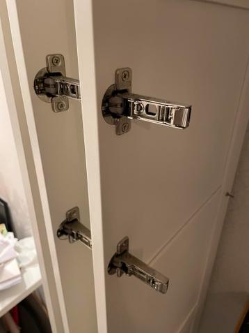 3x Ikea Pax paneel kastdeuren 236cm hoog met scharnieren - afbeelding 4