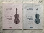 2 delen cello bladmuziek Joseph Reinagle, Muziek en Instrumenten, Ophalen of Verzenden, Zo goed als nieuw, Klassiek, Cello