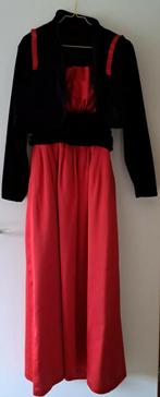 Lange avondjurk feestjurk met bolero, Ophalen