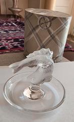Gesigneerd Lalique Ringenschaal-Koi, Antiek en Kunst, Antiek | Glas en Kristal, Ophalen of Verzenden