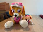 Skye Paw Patrol knuffels klein en XXL, Kinderen en Baby's, Speelgoed | Knuffels en Pluche, Ophalen of Verzenden, Zo goed als nieuw