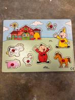Bumba Boerderij Puzzel Hout, Ophalen of Verzenden, Gebruikt, Puzzelen