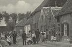 JV554A Woudrichem Bagijnenstrat met personen 1913 TOPKAART, Gelopen, Voor 1920, Noord-Brabant, Verzenden