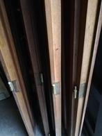 201,5hx315br Vierdelige scheidingswand, helder glas in lood, Ophalen, Gebruikt