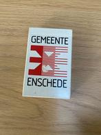 Vintage Gemeente Enschede speelkaarten, Ophalen of Verzenden, Gebruikt