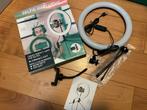 Selfie Ring Light - Nieuw met doos!, Ophalen of Verzenden, Nieuw, Lamp of Flitsset