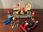 Playmobil Karten pitstop (6869 - City Action), Kinderen en Baby's, Speelgoed | Playmobil, Ophalen of Verzenden, Zo goed als nieuw