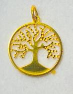 Gouden hanger - levensboom - 18 karaat, Ophalen of Verzenden, Zo goed als nieuw, Goud, Overige voorstellingen