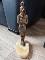 Vintage handgemaakte bronze Egyptische figuur, Ophalen of Verzenden