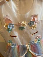 Unicorn Jurk Regenboog, Kinderen en Baby's, Carnavalskleding en Verkleedspullen, Ophalen of Verzenden, Zo goed als nieuw, 146 t/m 152