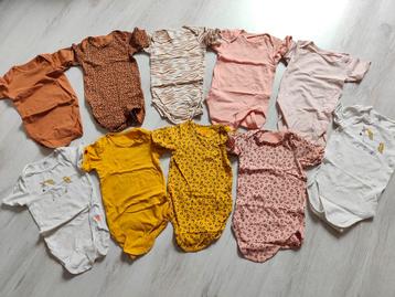 Hema Rompers 98/104 - 10 stuks als nieuw  beschikbaar voor biedingen