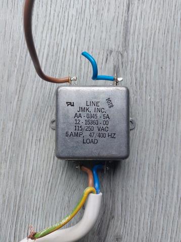 JMK geluidsfilter 115/250 beschikbaar voor biedingen