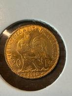 20 franc Frankrijk 1910, Ophalen of Verzenden, Frankrijk, Goud