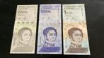 Venezuela set bankbiljetten hoge waardes, Ophalen of Verzenden