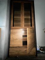 Vitrinekast, Huis en Inrichting, Kasten | Vitrinekasten, Ophalen, Gebruikt, Eikenhout, 50 tot 100 cm