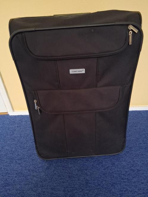 rolkoffer, Sieraden, Tassen en Uiterlijk, Koffers, Zo goed als nieuw, Hard kunststof, 50 tot 60 cm, Slot, Uitschuifbare handgreep
