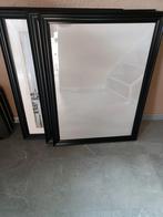 Kunstof zwarte fotolijsten 70x50, Huis en Inrichting, Woonaccessoires | Lijsten, Ophalen, Minder dan 50 cm, Zo goed als nieuw