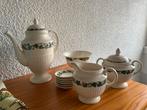 Wedgwood Stratford Klimop Koffieservies - Compleet!, Ophalen of Verzenden, Zo goed als nieuw, Wedgwood, Porselein