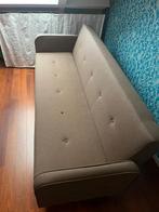 Slaapbank bruin Leen Bakker, Huis en Inrichting, Ophalen, Gebruikt, Bruin, Tweepersoons